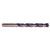 Precision Twist Drill 022012 | 3/16" Diameter 3-1/2" OAL 135 Degree High Speed Steel Purple/Bronze Jobber Length Drill Bit