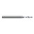 Harvey Tool FBD0390-C8 | 0.990mm Diameter x 3.000mm Shank x 50.000mm OAL 180 Degree Drill Point TiB2 Coated Solid Carbide Micro Drill Bit