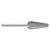 Fullerton Tool 48285 | 1/2" Diameter 1/4" Shank Single Cut Burr