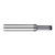 Harvey Tool 932940-C3 | 10 Thread 0.1350" Diameter 4FL 60 Degree Incuded Angle AlTiN Coated Carbide Single Profile Thread Mill