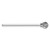 Fullerton Tool 70108 | 1/4" Diameter 1/8" Shank Double Cut Burr