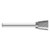 Fullerton Tool 52250 | 1/4" Diameter 1/4" Shank Single Cut Burr