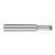 Harvey Tool 993980 | 3/4 Thread 0.4950" Diameter 6FL 60 Degree Incuded Angle Uncoated Coated Carbide Single Profile Thread Mill