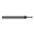 Harvey Tool 975405-C3 | 0.1420" Diameter x 0.0500" LOC x 1/4" Shank x 2-1/2" OAL 4FL AlTiN Coated Carbide Thread Relief Cutter