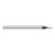 Harvey Tool 879830-C6 | 1 Degree Taper Angle per Side 0.0300" Tip Diameter x 5/32" LOC 3FL Ball End AlTiN Nano Coated Carbide Tapered End Mill