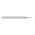 Harvey Tool 21790 | 1.5 Degree Taper Angle per Side 0.0900" Tip Diameter x 0.9000" LOC 3FL Ball End Uncoated Carbide Tapered End Mill
