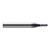 Harvey Tool 74015-C3 | 1/64" Diameter x 0.0450" LOC x 1/8" Shank x 1-1/2" OAL AlTiN Coated Carbide Miniature Ball Deburring End Mill