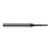 Harvey Tool 76893-C3 | 3/32" Diameter x 0.2790" LOC x 1/8" Shank x 1-1/2" OAL AlTiN Coated Carbide Miniature Ball Deburring End Mill