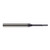 Harvey Tool 76847-C3 | 3/64" Diameter x 0.1410" LOC x 1/8" Shank x 1-1/2" OAL AlTiN Coated Carbide Miniature Ball Deburring End Mill