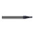 Harvey Tool 24625-C3 | 0.0250" Diameter x 0.0370" LOC x 1/8" Shank x 1-1/2" OAL AlTiN Coated Carbide Miniature Ball Deburring End Mill