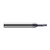 Harvey Tool 844508-C3 | 1/8" Diameter x 0.1870" LOC x 1/8" Shank x 2-1/2" OAL AlTiN Coated Carbide Miniature Ball Deburring End Mill