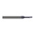 Harvey Tool 33410-C3 | 0.0100" Diameter x 0.0150" LOC x 1/8" Shank x 2-1/2" OAL AlTiN Coated Carbide Miniature Ball Deburring End Mill
