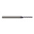 Harvey Tool 12855-C3 | 0.0550" Diameter x 0.3850" LOC x 1/8" Shank x 2-1/2" OAL AlTiN Coated Carbide Miniature Ball Deburring End Mill