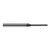 Harvey Tool 10220 | 0.0200" Diameter x 0.1000" LOC x 1/8" Shank x 2-1/2" OAL Amorphous Diamond Coated Carbide Miniature Ball Deburring End Mill