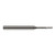 Harvey Tool 76615 | 1/64" Diameter x 0.0450" LOC x 1/8" Shank x 1-1/2" OAL Uncoated Carbide Miniature Ball Deburring End Mill