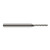 Harvey Tool 12890 | 0.0900" Diameter x 0.7500" LOC x 1/8" Shank x 2-1/2" OAL Uncoated Carbide Miniature Ball Deburring End Mill