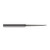 Harvey Tool 17715 | 1/64" Diameter x 0.0230" LOC x 1/4" Shank x 4" OAL Uncoated Carbide Miniature Ball Deburring End Mill