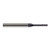 Harvey Tool 877708-C3 | 1/8" Diameter x 1/8" Shank x 3/8" LOC x 2" OAL 0.0100" Radius AlTiN Coated Carbide Corner Radius End Mill