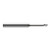 Harvey Tool 38315 | 1/64" Diameter x 1/8" Shank x  LOC x 2-1/2" OAL 0.0050" Radius Uncoated Carbide Corner Radius End Mill