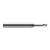Harvey Tool 41593 | 3/32" Diameter x 1/8" Shank x  LOC x 2-1/2" OAL 0.0100" Radius Uncoated Carbide Corner Radius End Mill