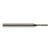 Harvey Tool 31847 | 3/64" Diameter x 1/8" Shank x 1/4" LOC x 2-1/2" OAL 3FL Uncoated Carbide Square End Mill
