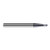 Harvey Tool 38547-C6 | 3/64" Diameter x 3/16" Shank x 0.0380" LOC x 2" OAL 2FL AlTiN Nano Coated Carbide Ball End Mill