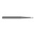 Harvey Tool 996628 | 3/64" Diameter x 3/16" Shank x 0.0380" LOC x 2-1/2" OAL 2FL Uncoated Carbide Ball End Mill