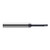 Harvey Tool 56615-C3 | 1/64" Diameter x 1/8" Shank x 0.0220" LOC x 2-1/2" OAL 4FL AlTiN Coated Carbide Ball End Mill