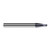 Harvey Tool 40912-C6 | 3/16" Diameter x 3/8" Shank x 0.1500" LOC x 2-1/2" OAL 2FL AlTiN Nano Coated Carbide Ball End Mill