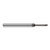 Harvey Tool 54516-C4 | 1/4" Diameter x 1/4" Shank x 3/8" LOC x 4" OAL 3FL Amorphous Diamond Coated Carbide Ball End Mill
