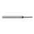 Harvey Tool 978230-C6 | 0.0300" Diameter x 1/8" Shank x 0.0450" LOC x 2-1/2" OAL 3FL AlTiN Nano Coated Carbide Single End Mill for Exotic Alloys
