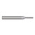 Harvey Tool 66725-C8 | 0.0250" Diameter x 1/8" Shank x 1/8" LOC x 2-1/2" OAL 4FL TiB2 Coated Carbide Single End Mill