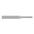 Harvey Tool 67140-C8 | 0.0400" Diameter x 1/8" Shank x 0.3250" LOC x 2-1/2" OAL 5FL TiB2 Coated Carbide Single End Mill