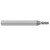 Harvey Tool 938608 | 1/8" Diameter x 1/8" Shank x 3/8" LOC x 1-1/2" OAL 1/64" Radius 4FL CVD Diamond Coated Carbide Corner Radius & Corner Chamfer End Mill for Diamond Tooling