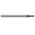 Harvey Tool 869062-C6 | 1/16" Diameter x 1/8" Shank x 5/16" LOC x 2-1/2" OAL 0.0050" Radius AlTiN Nano Coated Carbide Corner Radius & Corner Chamfer End Mil
