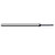 Harvey Tool 968993-C6 | 3/32" Diameter x 1/8" Shank x 9/64" LOC x 3" OAL 0.0100" Radius AlTiN Nano Coated Carbide Corner Radius & Corner Chamfer End Mil