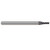 Harvey Tool 969508-C3 | 1/8" Diameter x 1/8" Shank x 3/16" LOC x 1-1/2" OAL 0.0050" Radius 4FL AlTiN Coated Carbide Corner Radius & Corner Chamfer End Mill for Free Machining Steels