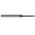 Harvey Tool 33078-C6 | 5/64" Diameter x 1/4" Shank x 1/16" LOC x 4" OAL 0.0100" Radius AlTiN Nano Coated Carbide Corner Radius & Corner Chamfer End Mil