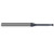 Harvey Tool 40247-C6 | 3/64" Diameter x 1/4" Shank x 0.0380" LOC x 2-1/2" OAL 0.0080" Radius AlTiN Nano Coated Carbide Corner Radius & Corner Chamfer End Mil