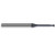 Harvey Tool 31093-C6 | 3/32" Diameter x 1/4" Shank x 0.0740" LOC x 2-1/2" OAL 1/64" Radius AlTiN Nano Coated Carbide Corner Radius & Corner Chamfer End Mil