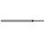 Harvey Tool 55108-C3 | 1/8" Diameter x 1/8" Shank x 3/16" LOC x 2-1/2" OAL 1/64" Radius 4FL AlTiN Coated Carbide Corner Radius & Corner Chamfer End Mill for Medium Alloy Steels