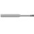 Harvey Tool 64125 | 0.0250" Diameter x 1/8" Shank x 0.0380" LOC x 2-1/2" OAL 0.0050" Radius 4FL CVD Diamond Coated Carbide Corner Radius & Corner Chamfer End Mill for Diamond Tooling