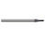 Harvey Tool 984166-C6 | 6.000mm Diameter x 6.000mm Shank x 9.000mm LOC x 63.000mm OAL 0.400mm Radius AlTiN Nano Coated Carbide Corner Radius & Corner Chamfer End Mil