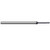 Harvey Tool 54835-C6 | 0.0350" Diameter x 1/8" Shank x 0.0530" LOC x 2-1/2" OAL 0.0050" Radius AlTiN Nano Coated Carbide Corner Radius & Corner Chamfer End Mil