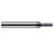 Harvey Tool 933250-C6 | 0.0500" Diameter x 1/4" Shank x 0.1500" LOC x 2-1/2" OAL 0.0050" Radius AlTiN Nano Coated Carbide Corner Radius & Corner Chamfer End Mil