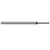 Harvey Tool 975533-C3 | 1.500mm Diameter x 4.000mm Shank x 2.200mm LOC x 63.000mm OAL 0.200mm Radius 3FL AlTiN Coated Carbide Corner Radius & Corner Chamfer End Mill for Medium Alloy Steels