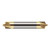 Harvey Tool 46050-C1 | 3/16" Diameter x 3/16" Shank x 2" OAL 0.0470" Tip Diameter 2FL TiN Coated Solid Carbide Double End Corner Rounding End Mill
