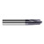 Harvey Tool 973012-C3 | 5/8" Diameter x 5/8" Shank x 3-1/2" OAL 0.2480" Tip Diameter 3FL AlTiN Coated Solid Carbide Single End Corner Rounding End Mill