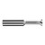Harvey Tool 992839 | 1/4" Diameter x 1/4" Shank x 2-1/2" OAL  Tip Diameter 3FL Uncoated Solid Carbide Single End Corner Rounding End Mill