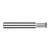 Harvey Tool 934732 | 1/2" Diameter x 0.1200" Cutting Width x 1/2" Shank 60 Degree Included Angle Shank Connection Uncoated Solid Carbide Double Angle Cutter